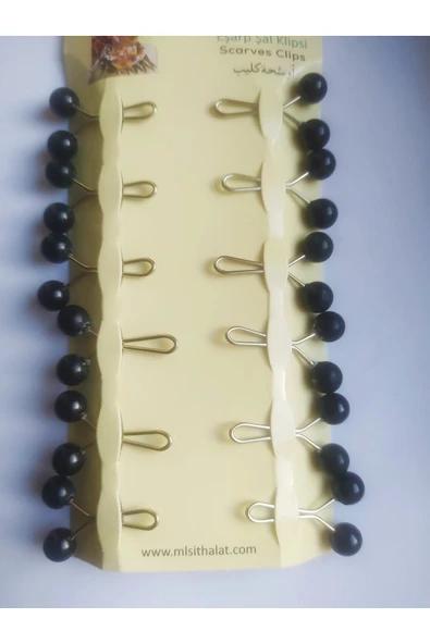 Kampüs Kırtasiyem Başörtüsü Türban Iğne Şal, Eşarp Kıskaç Klips Şal Eşarp Klipsi Şal, Eşarp Başörtüsü Türban Iğne - Resim 2