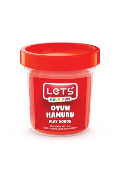 LET'S HAVE FUN Tek Renk Oyun Hamuru Kırmızı 115 gr /l8440-2 ürün görseli 1