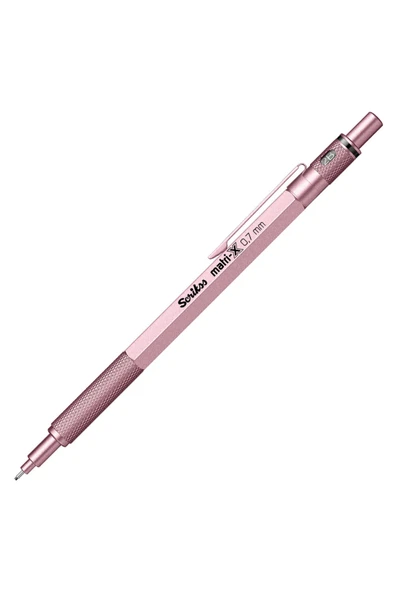 Scrikss SCRİKSS OFFİCE MATRİ-X MEKANİK KURŞUN KALEM 0.7 mm KIRMIZI - Resim 4