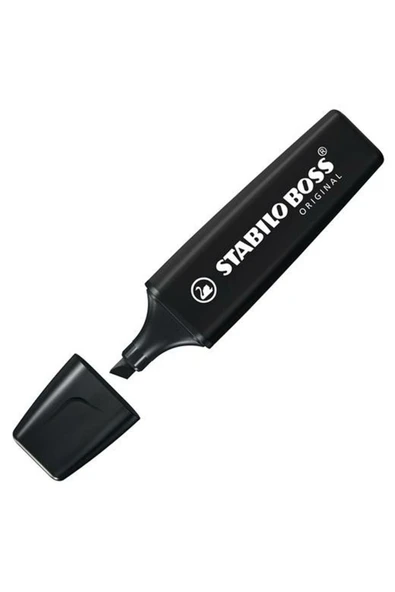 Kampus Kırtasiyem STABİLO BOSS SİYAH FOSFORLU KALEM BEKLENEN YENİ ÜRÜN KAPATICI SİYAHTIR ALT YAZIYI GÖSTERMEZ ürün görseli 1