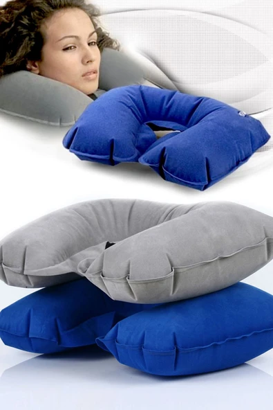 MOBEE Şişme Boyun ,seyahat Ve Boyun Destek Yastığı - Resim 4