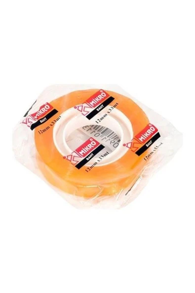 Mikro Şahin Kırtasiye Bant 12x33 Mm 12 Li Para Bandı - Resim 4