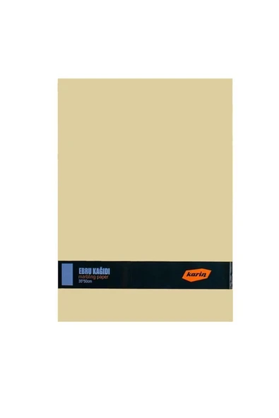 Karin Profesyonel Ebru Kağıdı Nohudi Renk (35X50Cm) 80 Gr. 20 Ad. ürün görseli 1