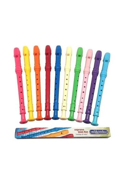 Helvacıoğlu Melodika Flüt 1 Adet Asorti Renk Abs Plastik 3 Parça Net Ve Yüksek Ses Kalitesi ürün görseli