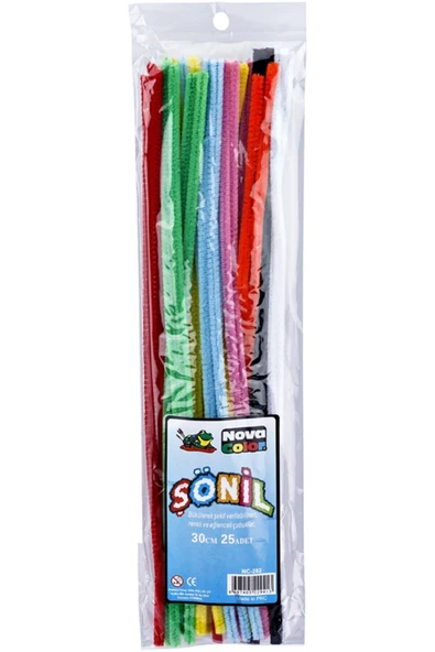 Nova Color Color Nc-282 Şönil 25'li 30cm ürün görseli 1