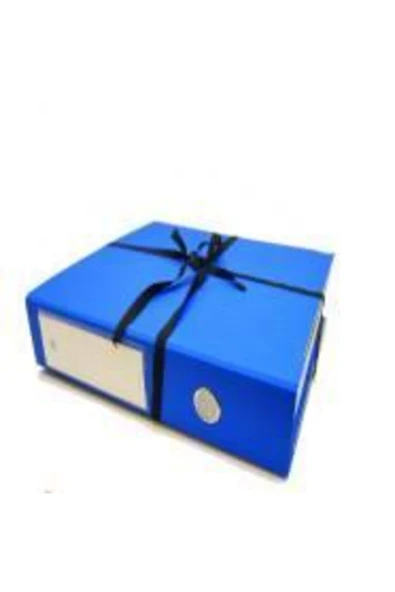 Alemdar İpli Klasör Karton Geniş Mavi-Dmo 34Cm 25Li (1 Paket 25 Adet) ürün görseli 1