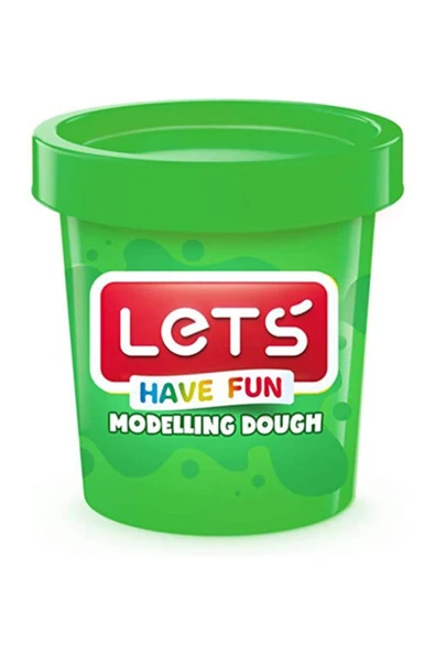 LET'S HAVE FUN Fıma Tek Renk Oyun Hamuru Yeşil 150 Gr ürün görseli 1