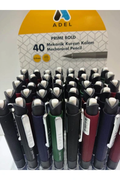 Adel 0,9 Uçlu Kalem Seti- 0,9 Mm Uçlu Kalem-prime Bold(UÇ VE SİLGİLİ) - Resim 5