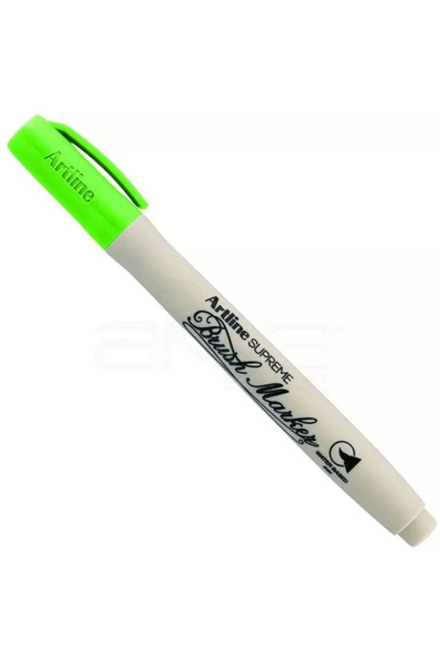 Artdeco lisans kırtasiye Supreme Brush Marker Fırça Uçlu Kalem Yellow Green ürün görseli 1