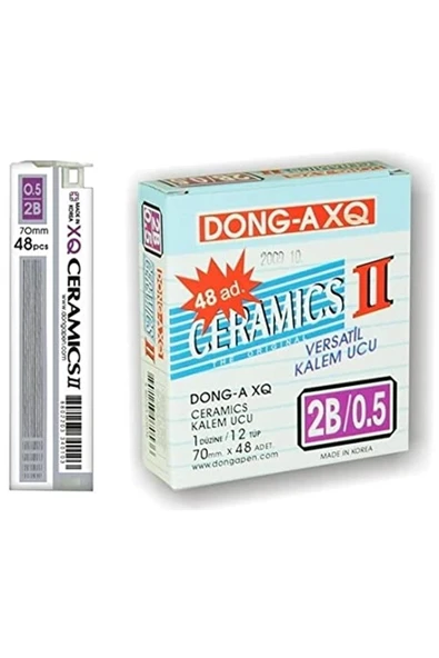 Donga Mygel Marka: Ceramics 0,5mm 2b Min Versatil Kalem Uç 12'li Tüp Kategori: Versatil Kalem ürün görseli 1