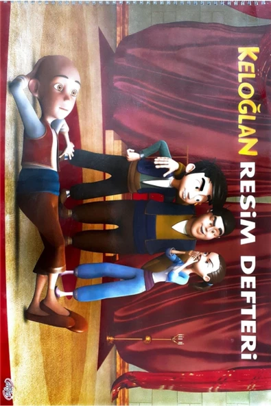 ALFA DEFTER 35*50 Lisanslı Resim Defteri Keloğlan ürün görseli 1