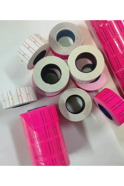 Kampus Kırtasiyem FİYAT ETİKETİ-5 ADET 12X21 MM FİYAT ETİKETİ-BEYAZ - Resim 3