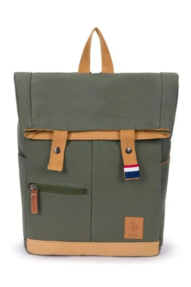 Polo Erkek Haki Sırt Çantası PLÇAN22212 %100 Pamuk yerli üretim ürün görseli 1