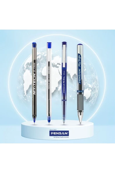 Pensan Offıcepen Tükenmez Kalem Kırmızı 60 Lı - Resim 4