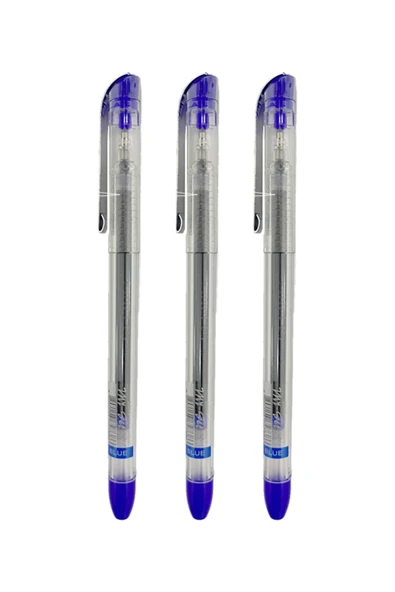 Donga Mygel Dong-A My-Gel 0.7 İğne Uçlu Pilot Kalem Mavi 3’lü Set ürün görseli 1