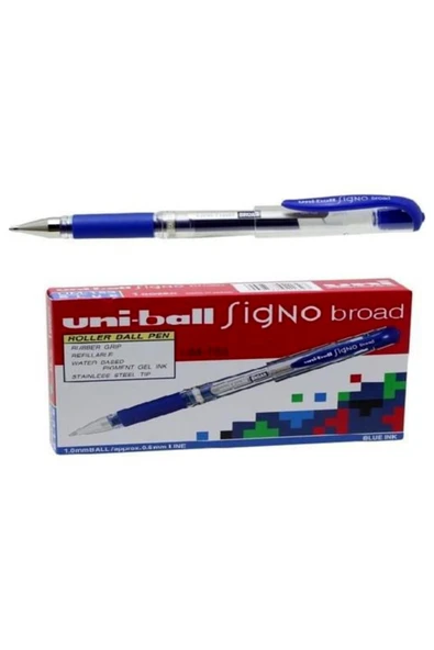 UNİ-BALL Um-153 Signo Broad 1.0 Mm Imza Kalemi 12'li 1 Kutu Mavi ürün görseli 1