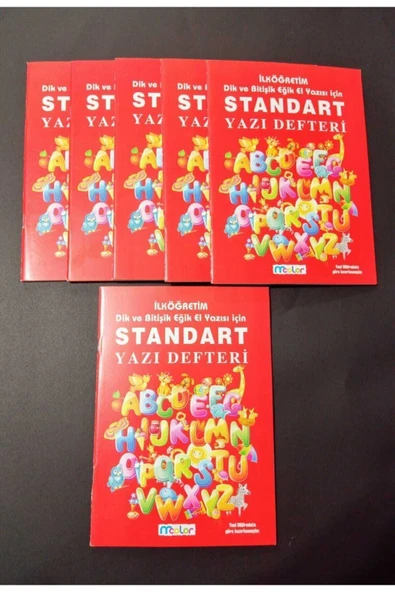 mcolor 1.sınıf Harf Örnekli Standart Güzel Yazı Defteri 6 Lı Set A5 Boyutunda Yeni Müfredata Uygun ürün görseli 1