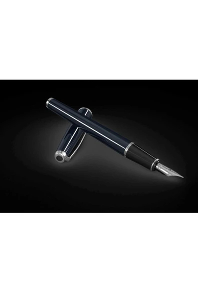 Scrikss Vintage 33 Dolma Kalem M Uç Lacivert - Resim 6