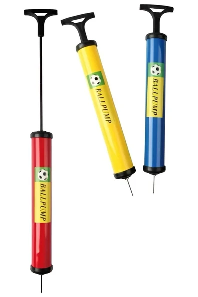 Kampus Kırtasiyem Üst Kalite Portatif Şişirme El Pompası Bisiklet,top,havuz,lastik,teker,yatak Hava Şişirme Aparatı - Resim 3