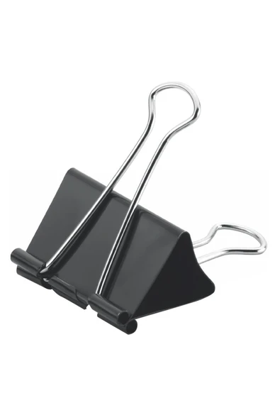 Mas stationery 937 Çelik Kıskaç 51 Mm 12 Adet - Siyah - Resim 2