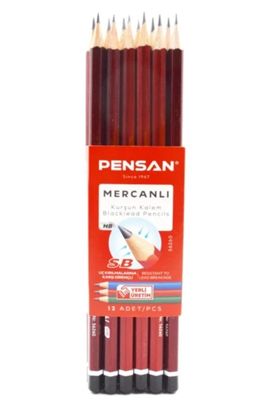 Pensan Hb Mercanlı Kurşun Kalem 144 Adet - Resim 2