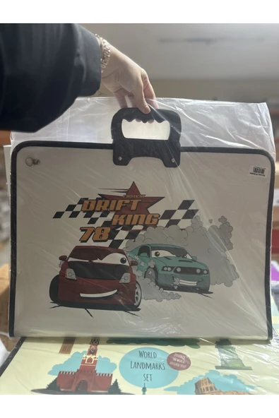 Südor Araba baskılı resim, proje çantası ürün görseli 1