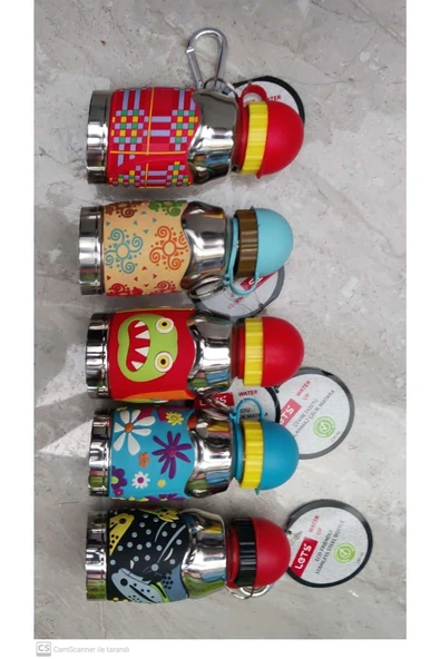 LET'S HAVE FUN Paslanmaz Çelik Matara 230 Ml Suluk - Resim 2