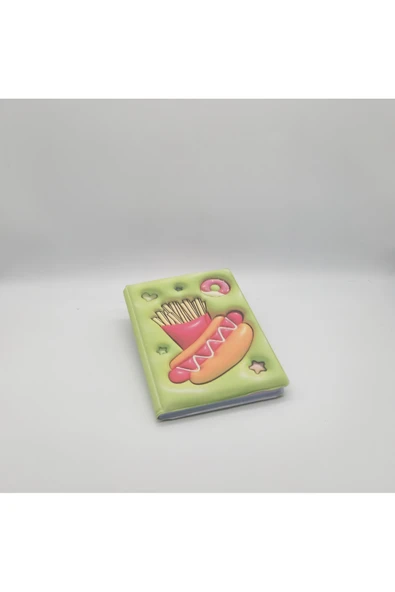 Monetaco 3D Kabartmalı Renkli Puffy Anı Hatıra Günlük Defter Çizgili A5 80 Yapraklı - Resim 5