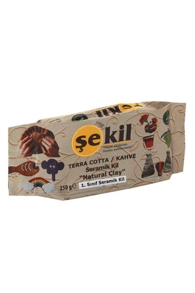 Şekil 1.kalite Seramik Kil Hamuru 250 gr Kahverengi ürün görseli 1