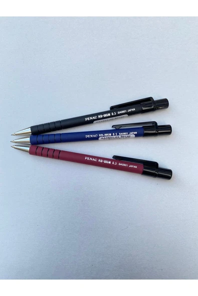 Penac japan Mekanik Kurşun Kalem 0,7 Mm, Mavi Gövdeli, Rb-085 M, Sa0802 ürün görseli 1