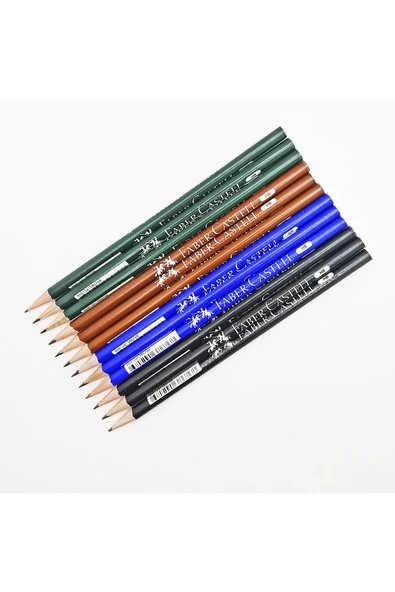 Faber Castell Şövalye Klasik Yuvarlak HB Kurşun Kalem - 12 Adet ürün görseli 1