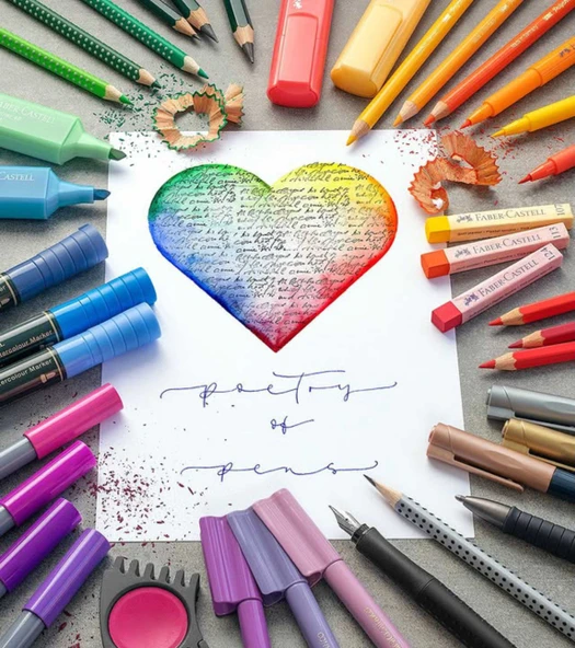 Faber Castell Faber-castell Vision 5415 Micro Roller Kalem 0.3 Mm Kırmızı - Resim 4