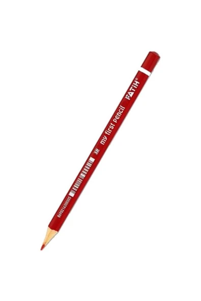 Fatih Kırtasiye Kurşun Kalem Jumbo Üçgen Başlangıç Kalemi Kırmızı (12 ADET) ürün görseli 1