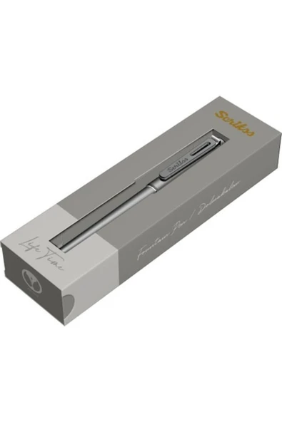 Scrikss Punto Dolma Kalem Gri M Uç Özel Kutu ürün görseli