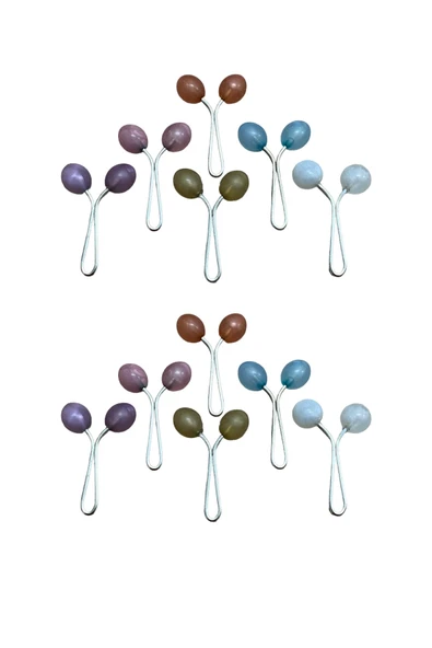 Kampus Kırtasiyem Eşarp, Türban, Şal, Klipsi - Tesettür Eşarp Ve Şal Klipsi - 6 Farklı Renk - 12'li Paket - Resim 3