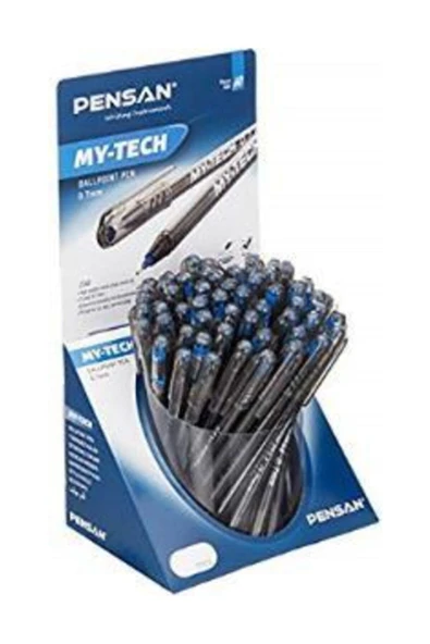Pensan Tükenmez Kalem My-Tech 0.7 MM Mavi 60 LI 2240 (60 Lı Paket) ürün görseli 1