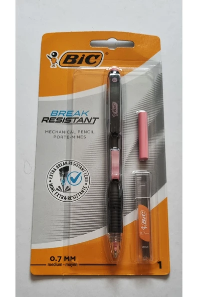 Modellino Break Resistant Yandan Basmalı 07 Uçlu Kalem + Japon 07 Uç + Silgi Yedekli Set - Renk Seçenekli ürün görseli 1