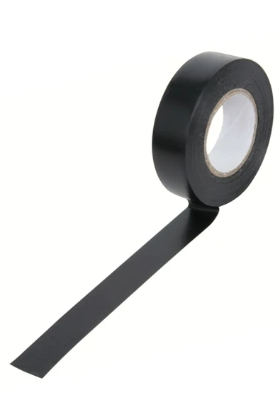 Kampus Kırtasiyem Plastik Elektrik Izole Bandı - Siyah Elektrikçi Izolebant -kablo Lnb Elektrik Tesisat Izole Bant ürün görseli 1