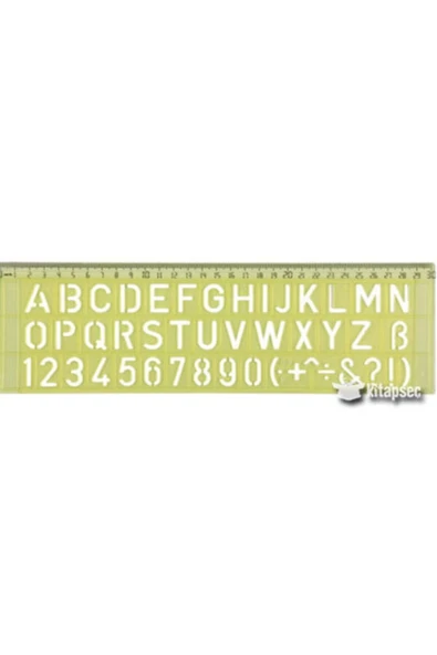 Ark kırtasiye Geometri Ve Figür Şablonu 30 Cm Cetvelli ürün görseli 1