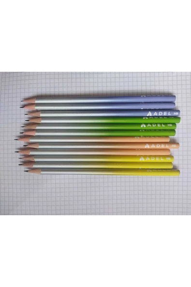 Adel Mash Kurşun Kalem HB 12 Adet - Resim 3