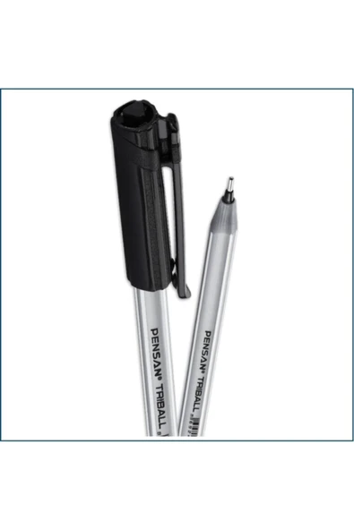 Pensan Triball 1.0 Mm Siyah Tükenmez Kalem 12 Adet - Resim 2