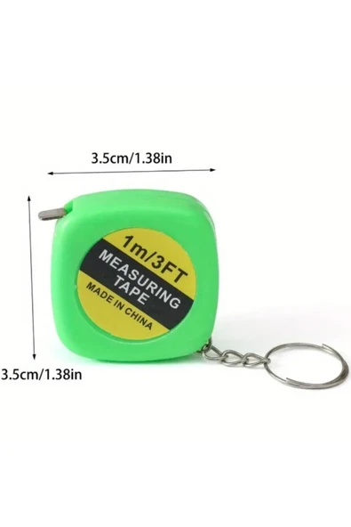 JokeyKırtasiye Çelik Anahtarlık Şerit Metre (1 METRE) 35mmx35mm ürün görseli 1