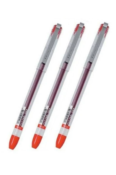 Donga Mygel My Gel 0.5mm Kırmızı Ince Iğne Uçlu Jel Kalem 3 Adet Kırmızı ürün görseli 1