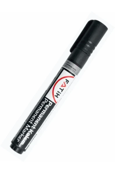 Fatih Kırtasiye Doldurulabilir Markör Permanent Kesik Uç Kırmızı 3440 - 12'li Paket - Resim 3