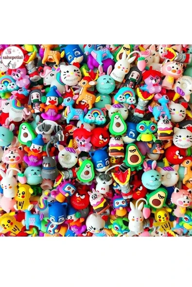 ÇEÇEN HOME Figürlü Kalem Başlığı Kalem Süsü 4 Adet ürün görseli 1