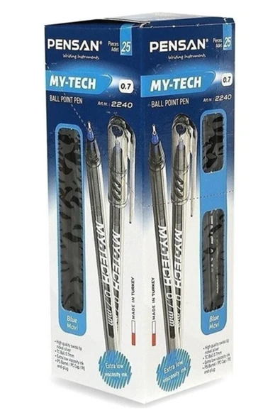 Pensan My-Tech Tükenmez Kalem 25 Li Paket ürün görseli 1