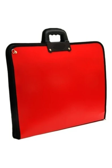 Kampüs Kırtasiyem Kırmızı 37x54cm Teknik Resim Proje Çantası - Dosya Çantası ürün görseli 1