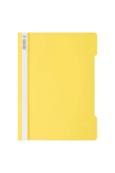 Noki Ofis Telli Dosya Plastik Ekonomik A4 Sarı Plastik Telli Dosya (50 Lİ PAKET) ürün görseli 1