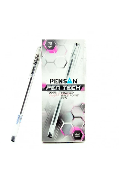Pensan My-tech 0.7 Mm Siyah Tükenmez Kalem ürün görseli