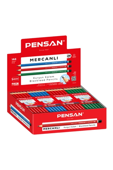 Pensan HB Mercanlı Kurşun Kalem 144 Adet ürün görseli 1